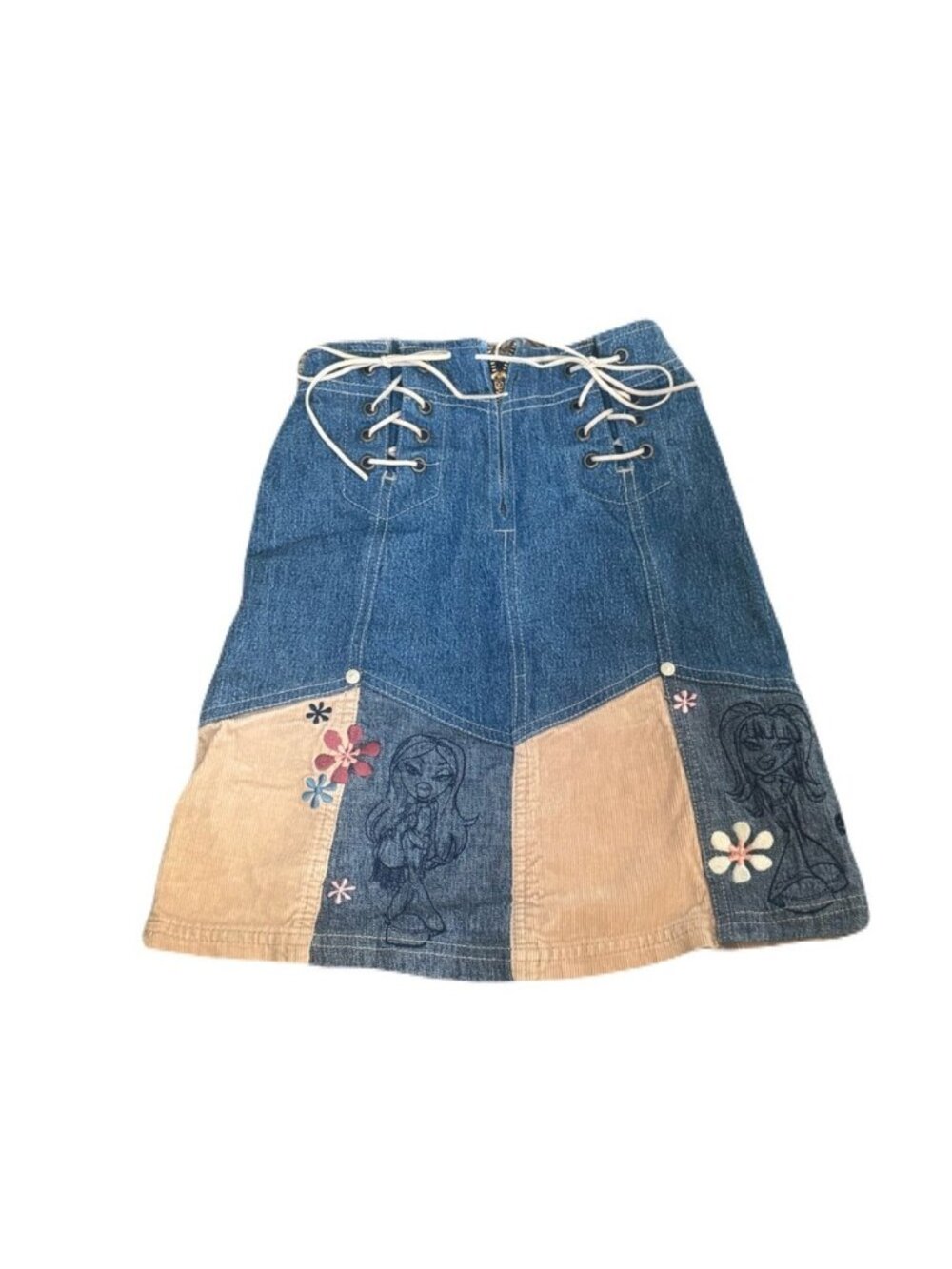 BRATZ Y2K Vintage Denim Skirt Size 7/8